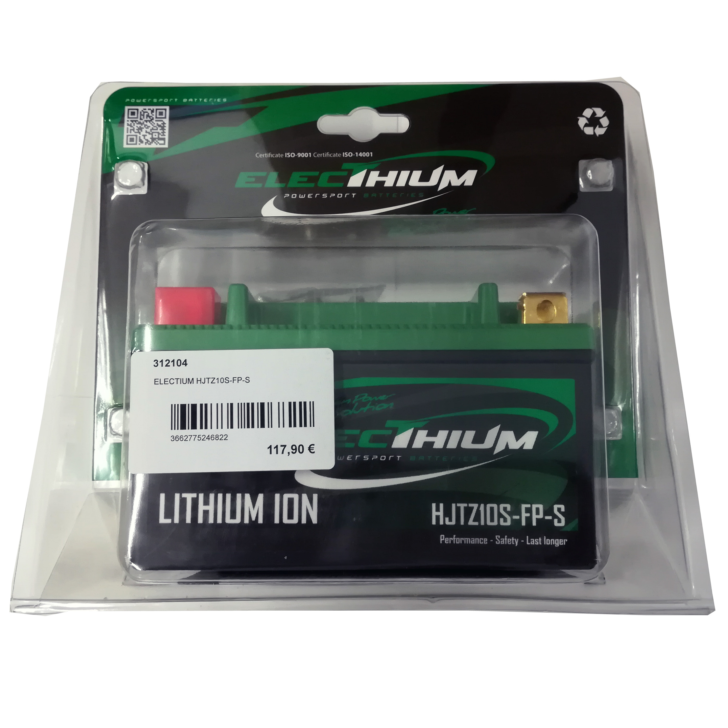 Lithium Battery YTZ10S for Honda CB500