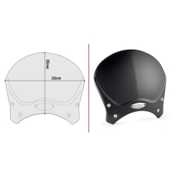 100ALB + AL11**A : Givi Café Race Scheibe Honda CB500