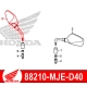 88210-MJE-D40 : Retroviseur droit d'origine Honda CB500X CB500F CBR500R
