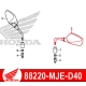 88220-MJE-D40 : Honda Left Mirror CB500X CB500F CBR500R
