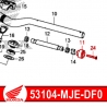 53104-MJE-DF0 + 90191-MJE-D40 : Embout de guidon d'origine Honda 2019 Honda CB500