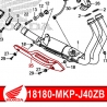 18180-MKP-J40ZB : Originaler Sammler-Schutzabdeckung CB500X CB500F CBR500R