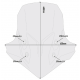D1171S : Smoked windscreen Givi Honda CB500