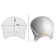 AL1182A : Bulle Race Café Givi 2020 CB500X CB500F CBR500R