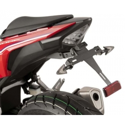 8722N + 3853N : Soporte de matrícula Puig CB500X CB500F CBR500R