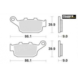 Pastiglie freni posteriori AP Racing