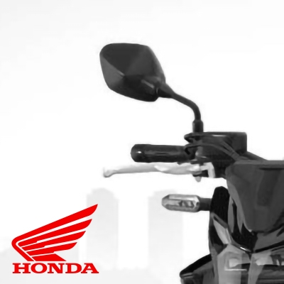 Rétroviseur embout de guidon avec clignotant LED HIGHSIDER Victory-X Rim