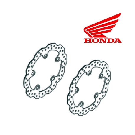 45251-MKP-DN1 + 45351-MKP-DN1 : Genuine Honda front brake discs 2022 CB500X CB500F CBR500R
