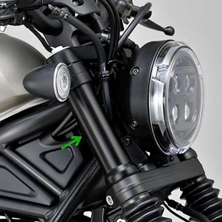 08F71-K87-A31 : Honda Fork Protectors CB500X CB500F CBR500R