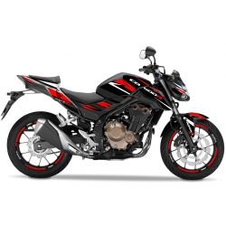burn-out-grafix : Burn-Out Grafix Sticker Decoration Kit CB500X CB500F CBR500R