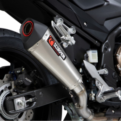 RHA186SEO : Scorpion Serket Taper Slip-On Exhaust CBR500R 2019 CB500X CB500F CBR500R