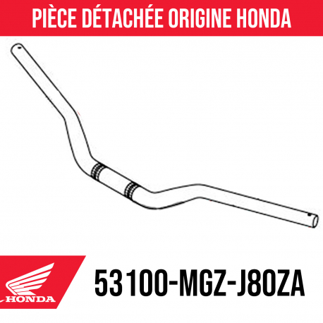 53100-MGZ-J80ZA : Original Handlebar for Honda CB500X CB500X CB500F CBR500R
