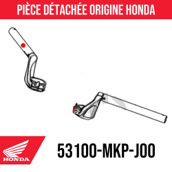 53100-MKP-J00 : Original Honda 2019 Clip-On Handlebar Honda CB500