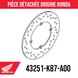 Rear Brake Disc for Honda