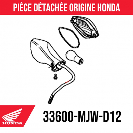 33600-MJW-D12 : Original Honda Turn Signal Honda CB500