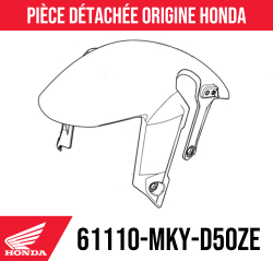 Garde-boue avant Honda 2022