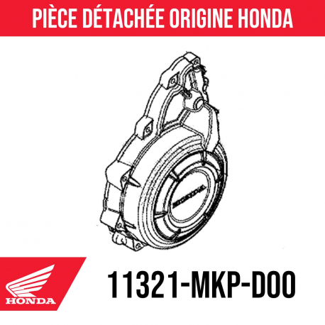 Couvercle carter Honda 2019