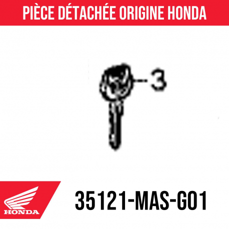 Clé origine Honda