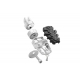 FRS.01.112.10401 : ION Footrest Kit CB500X CB500F CBR500R